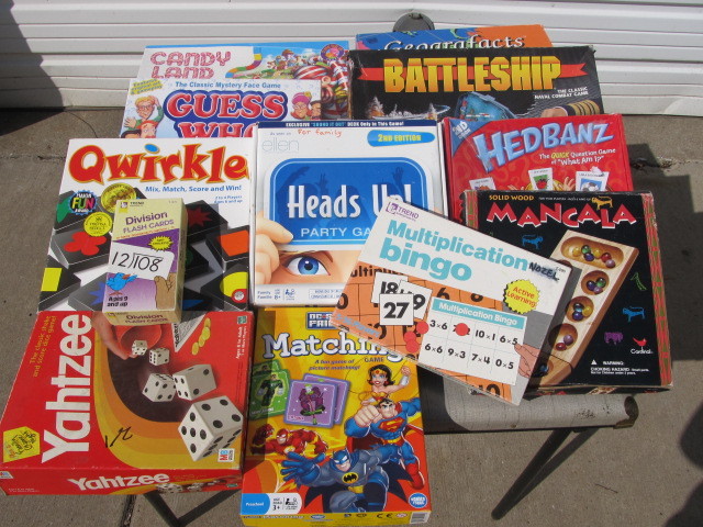 lot 11 image: Lot of Assorted Board Games 