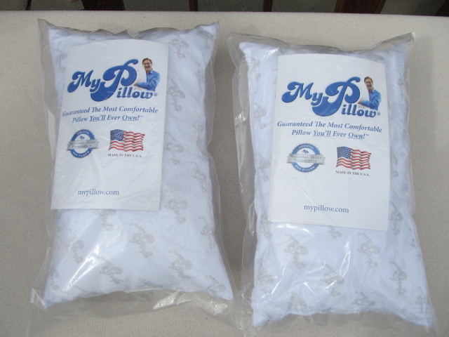 lot 142 image: 2 BRAND NEW Travel Size My Pillows