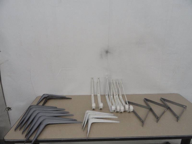 Shelf Brackets, Shelf Rod Brackets 22 count