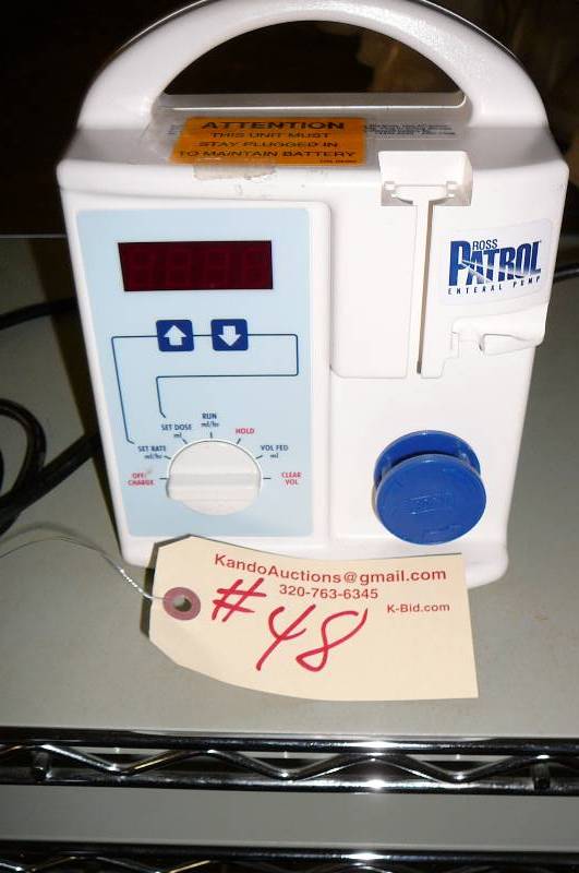 lot 48 image: Ross Patrol Enteral Pump Flexi Flo  Sn 2008746