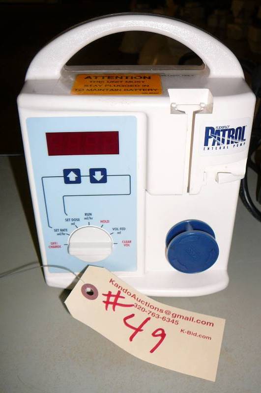 lot 49 image: Ross Patrol Enteral Pump Flexi Flo  Sn 2008746