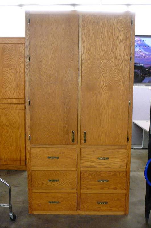 lot 81 image: Wooden Closet