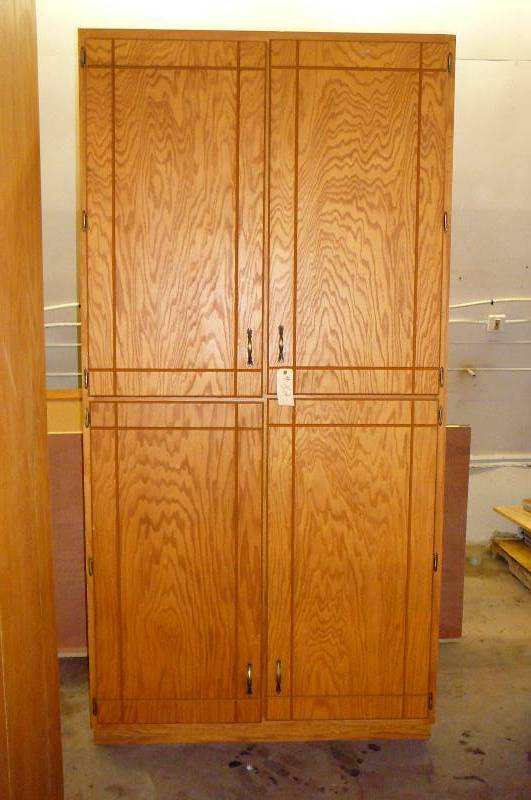lot 82 image: Wooden Closet