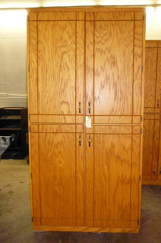 lot 83 image: Wooden Closet