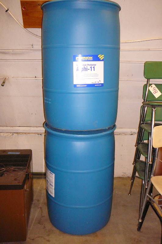 lot 99 image: 55 gallon Barrels