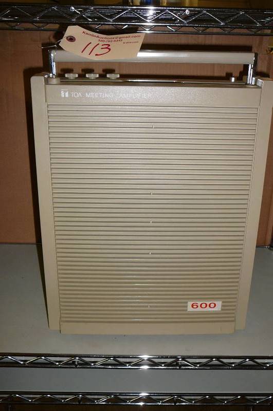 lot 113 image: TOA Meeting Amplifier