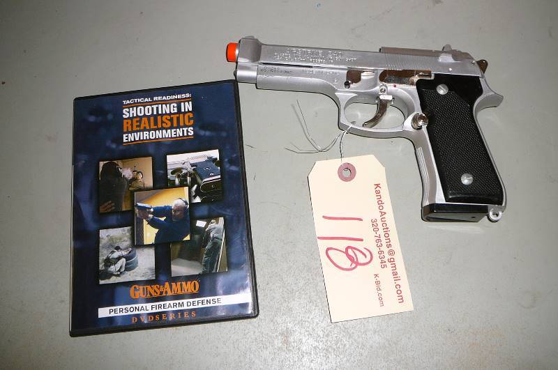 lot 118 image: Airstrike 240 Plastic & aluminum Air Gun Shot AS240  ASNo 14082 Made in China CD SHOOTING IN REALISTIC ENVIRONMENTS