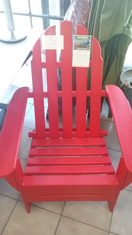lot 5 image: Polywood Adirondack Chair