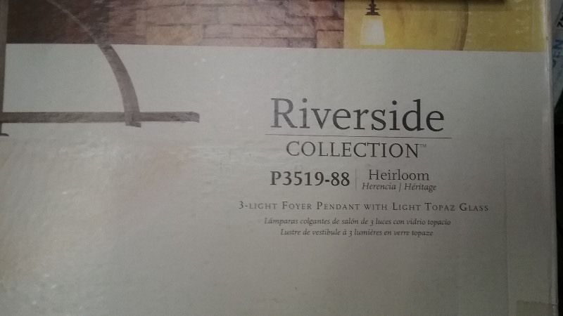 lot 37 image: Riverside Chandelier