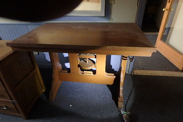lot 57 image: Old DraftingDrawing Table