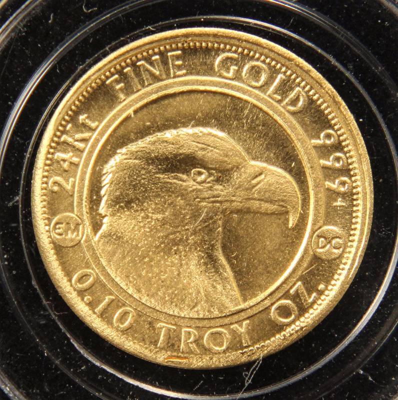 110 TROY OZ. .999 FINE GOLD PROSPECTOR IN AIRTITE HOLDER