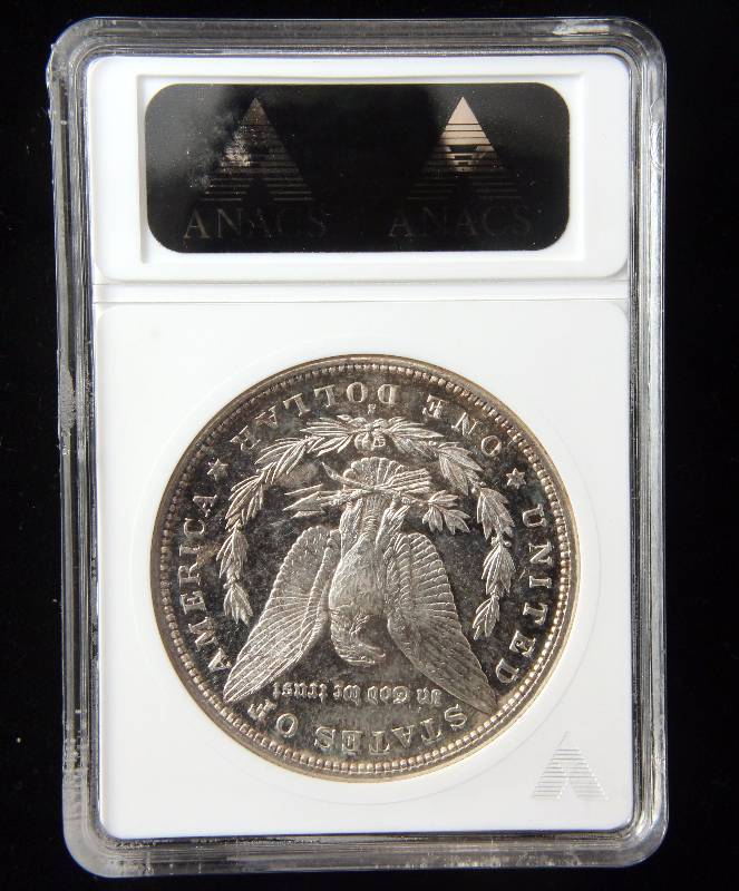 188079-S MORGAN SILVER DOLLAR MS60PL (PROOF LIKE) VAM8 TOP 100