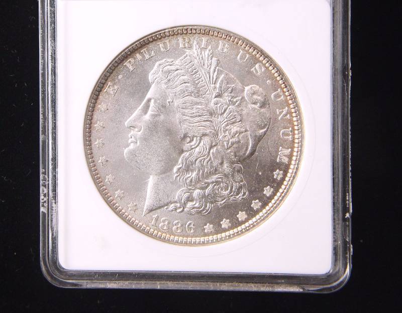 1886 MORGAN SILVER DOLLAR MS65 ANACS