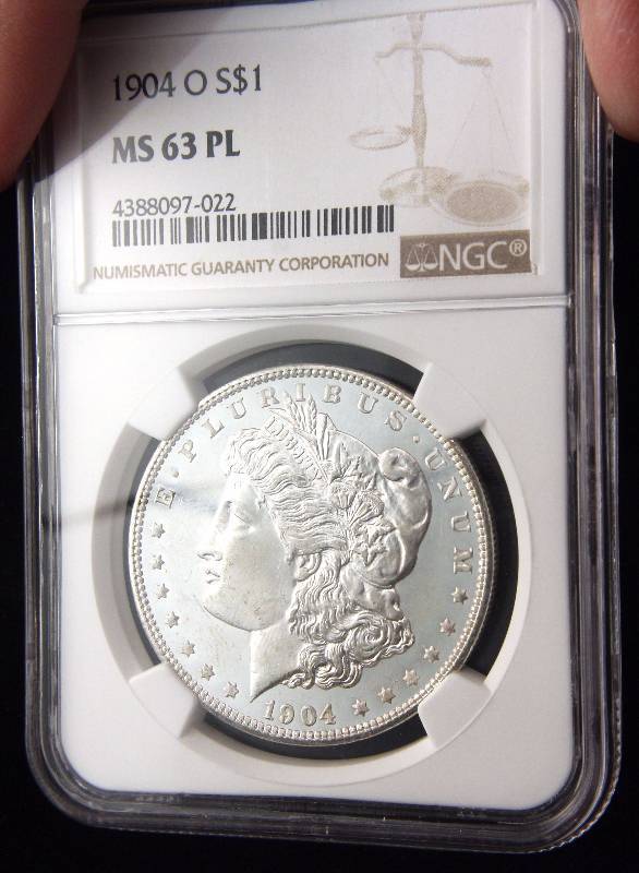 1904-O MORGAN SILVER DOLLAR MS63PL (PROOF LIKE) NGC