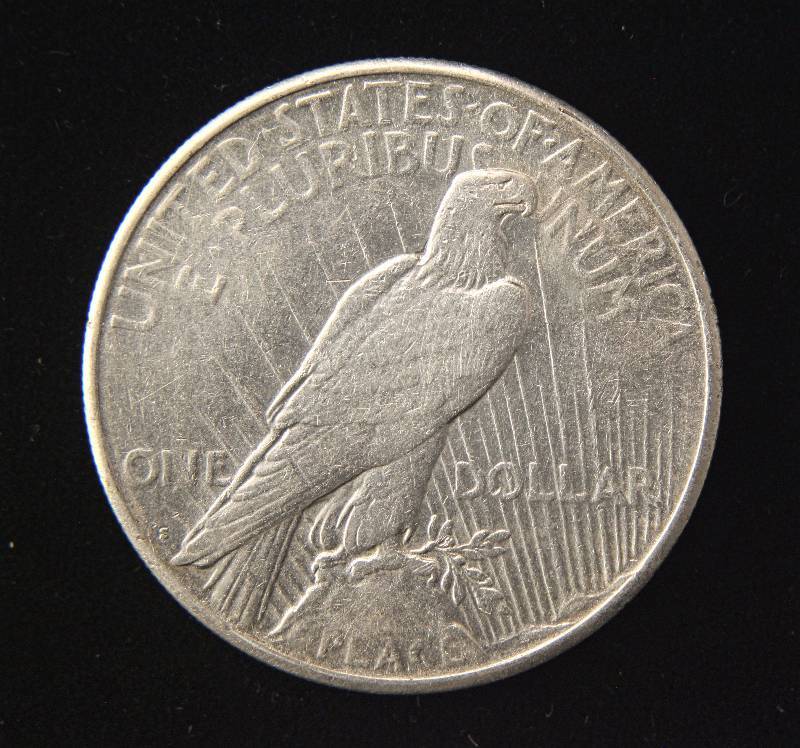 1924-S PEACE SILVER DOLLAR XF
