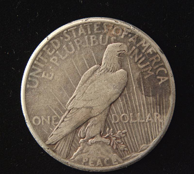 1927 PEACE SILVER DOLLAR XF