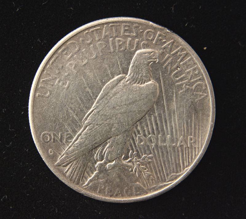1935-S PEACE SILVER DOLLAR XF