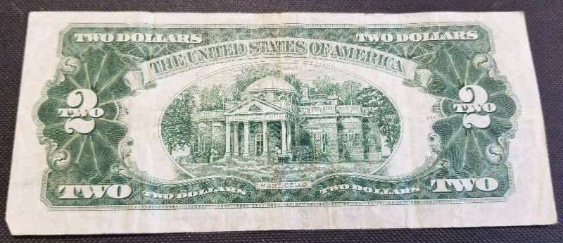1928-D US $2 RED SEAL FEDERAL RESERVE NOTE
