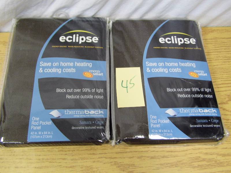 2 New Eclipse Curtain Panels