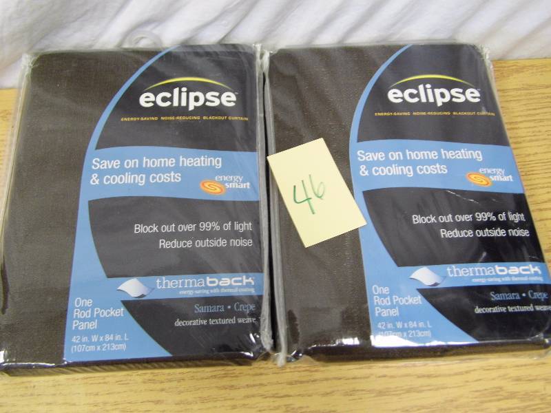 2 New Eclipse Curtain Panels