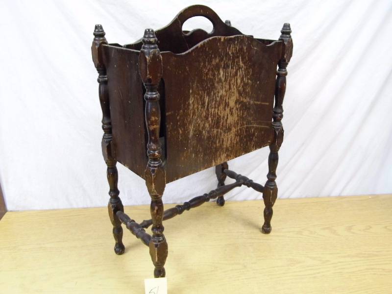 Antique Magazine Rack