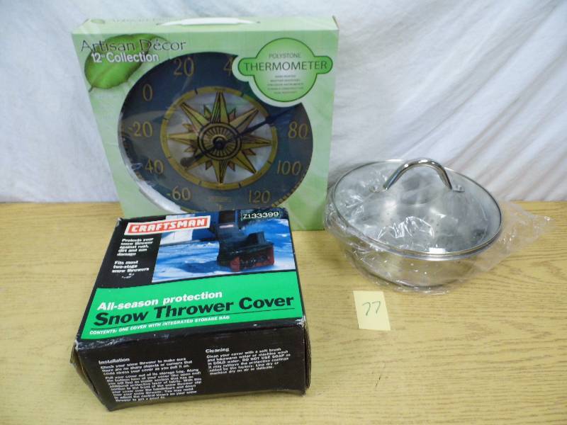 Store Return - Strainer w lid - Craftsman Snow Thrower Cover