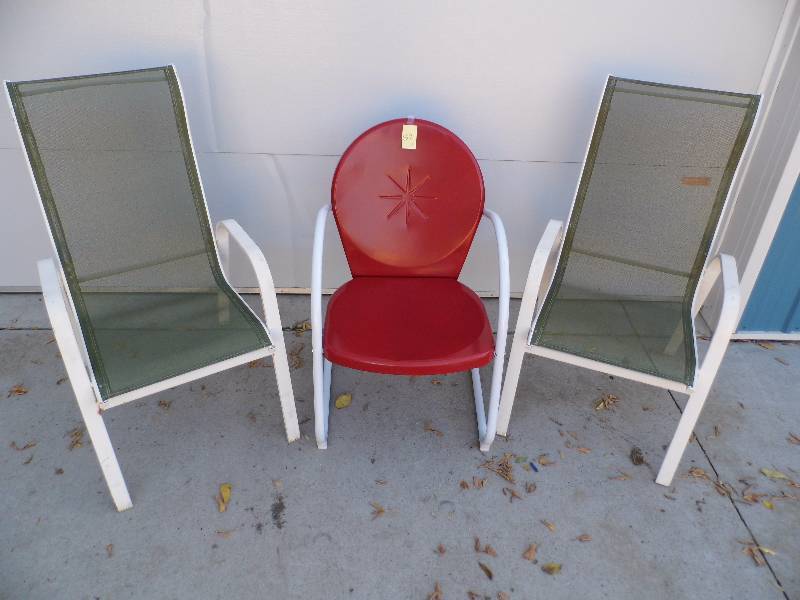 3 Patio Chairs