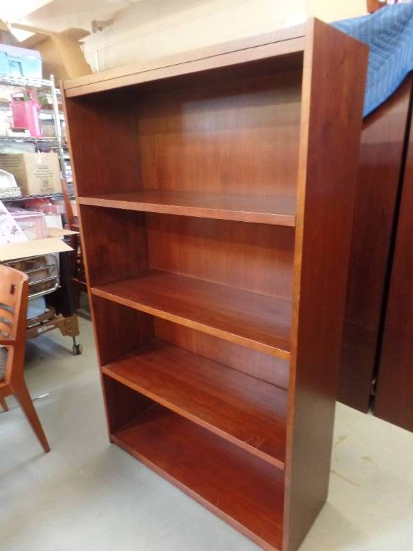 HIGH QUALITY WOOD VENEER BOOKCASE