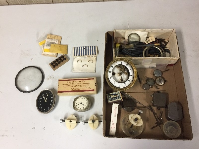 lot 6 image: Watch & Clock Maker Parts & Tools
