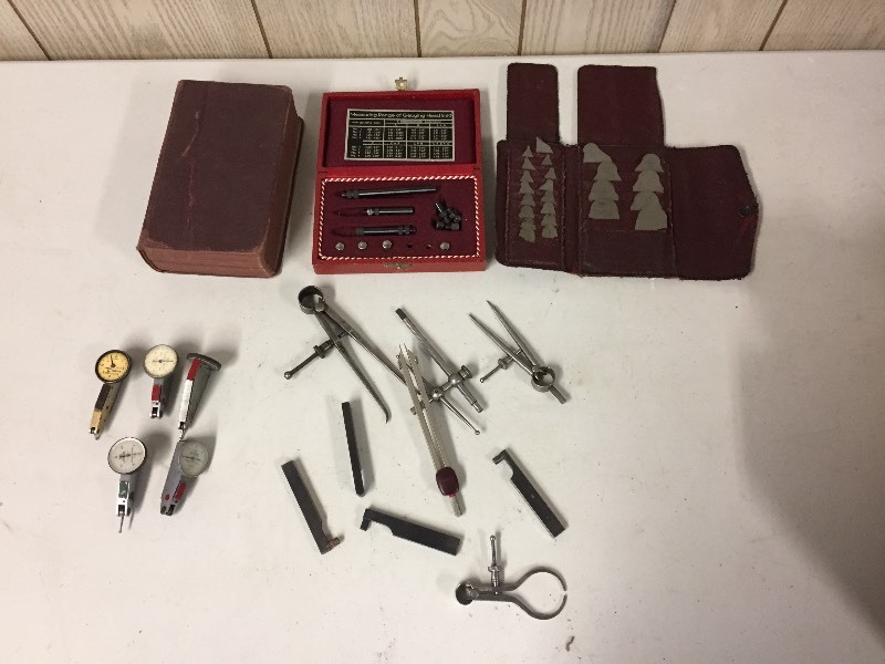 lot 30 image: American Machinists Handbook & Measuring Tools & Indicators