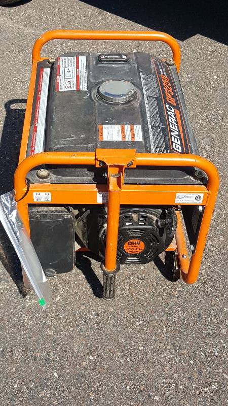 lot 6 image: Generac GP3250 3750 Watt 205cc OHV Portable Gas PoweredGenerator