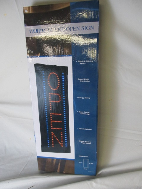 lot 17 image: NIB Open Sign
