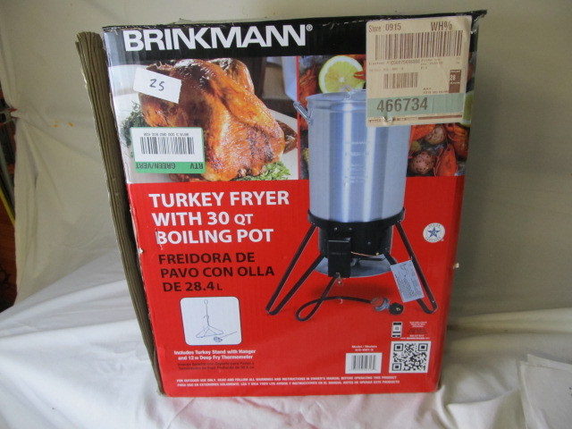 lot 25 image: NIB Turkey Fryer