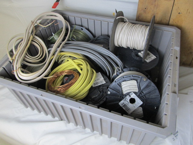 lot 38 image: Spools of Wire