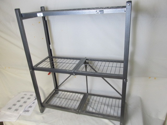 lot 76 image: Metal Folding Shelf