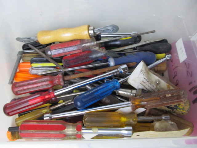 lot 108 image: Large Lot of ScrewdriversNut Drivers