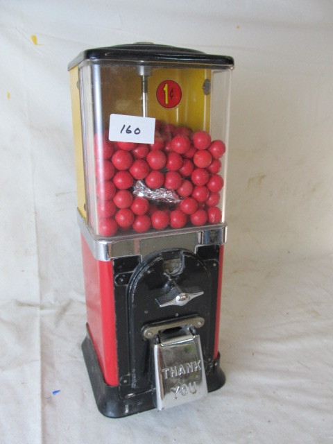 lot 160 image: Gumball Machine - 1 Cent