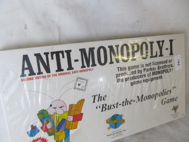 lot 166 image: NIB Anti-Monopoly Board Game 