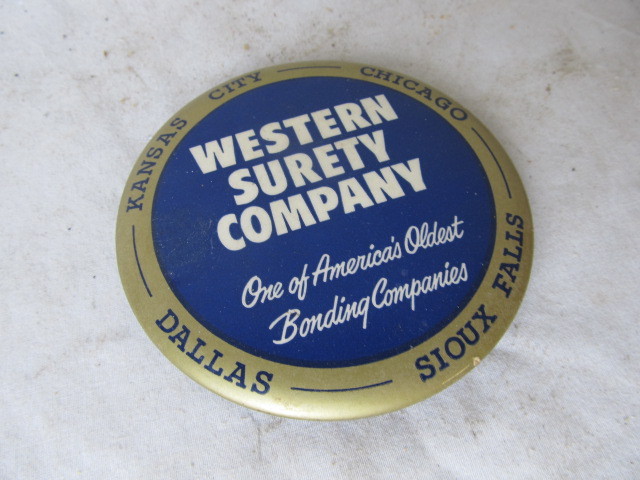 lot 186 image: Western Surety Advertising Mirror