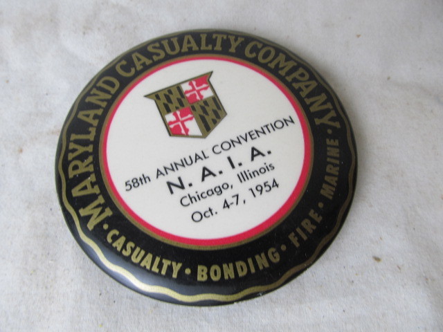 lot 188 image: Maryland Casualty Advertising Mirror