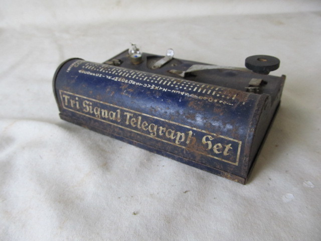 lot 230 image: Tri-Signal Telegraph Toy