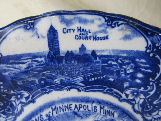 lot 263 image: Vintage Minneapolis Plate