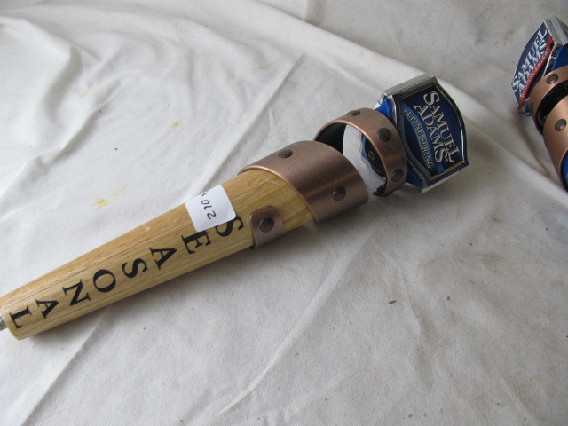 lot 270 image: Lot of 2 Sam Adams Tap Handles