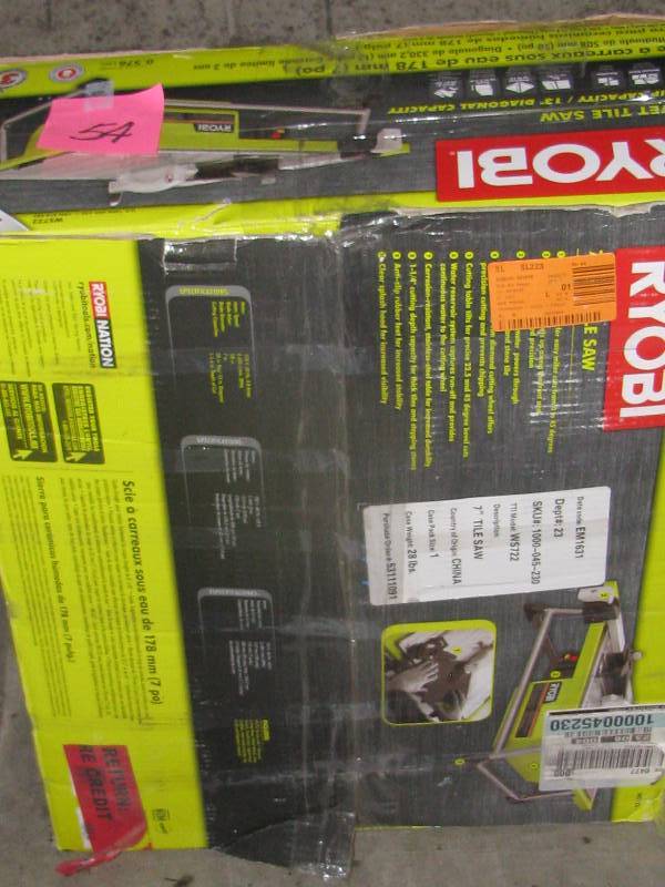 Ryobi Tile Saw