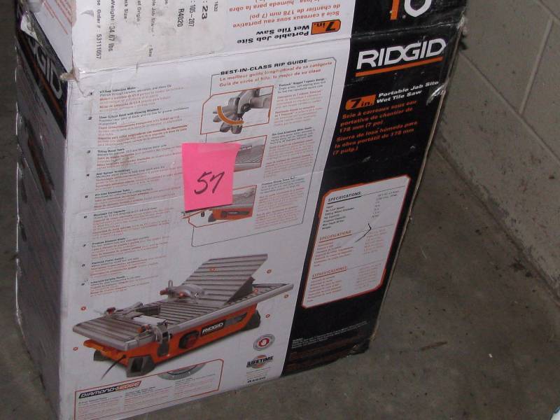 Ridgid Tile Saw
