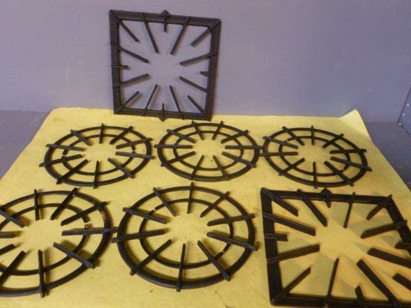 lot 108 image: Cast Iron Stove Parts