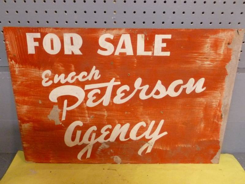 lot 233 image: Vintage Sign