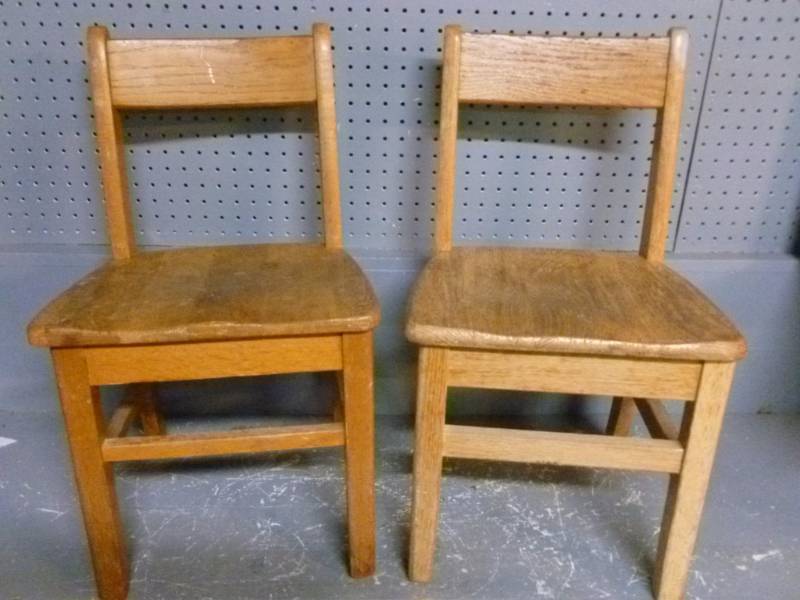 lot 247 image: Vintage Kids Chairs