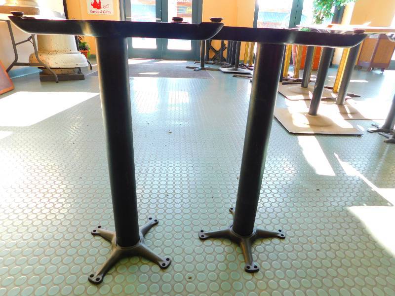 lot 184 image: PAIR OF PEDESTAL TABLE LEGS