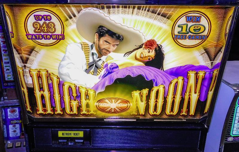 High noon slot machine for sale